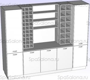 Шкаф лаборатория для парикмахерской