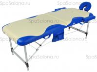 Массажный стол складной алюминиевый с волной JFAL01A (МСТ-002Л) СЛ